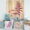 Designart - Purple Fern - Farmhouse Print on Natural Pine Wood